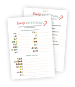 Printable till julleken Emoji-pictionary. Här får alla roligt med emojis! Gästerna ska gissa vilka jul-relaterade ord och låttitlar som gömmer sig bakom de rebus-liknande smiley-pusslen. Printable till julleken Emoji-pictionary. Här får alla roligt med emojis! Gästerna ska gissa vilka jul-relaterade ord och låttitlar som gömmer sig bakom de rebus-liknande smiley-pusslen.