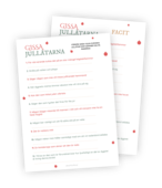 Printable till leken Gissa jullåtarna. Denna printable har gömt 13 stycket titlar på jullåtar bakom gåtor och deltagarna ska lista ut vilka de är. Vilken låttitel är till exempel "Kan den som hittat julen utbrista"? Printable till leken Gissa jullåtarna. Denna printable har gömt 13 stycket titlar på jullåtar bakom gåtor och deltagarna ska lista ut vilka de är. Vilken låttitel är till exempel "Kan den som hittat julen utbrista"?