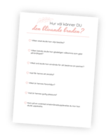 Printable till möhippeleken Hur väl känner du den blivande bruden? Låt deltagarna spela frågesport om den blivande bruden! Skriv ut denna printable till alla gäster på möhippan och låt dem svara på de 7 frågorna. Dessa läses sedan upp och den blivande bruden får säga vem som svarade bäst och således får en poäng. Flest poäng vinner!