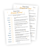 Printable till nyårsleken Para ihop händelse och månad. I denna lite kluriga lek ska deltagarna para ihop en känd händelse från 2025 med månaden den skedde.