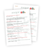 Quiz-printable till julfirandet! 10 frågor på jultema med tre svarsalternativ var. Enkel att skriva ut och leka tillsammans med släkt, vänner och kollegor. Quiz-printable till julfirandet! 10 frågor på jultema med tre svarsalternativ var. Enkel att skriva ut och leka tillsammans med släkt, vänner och kollegor.